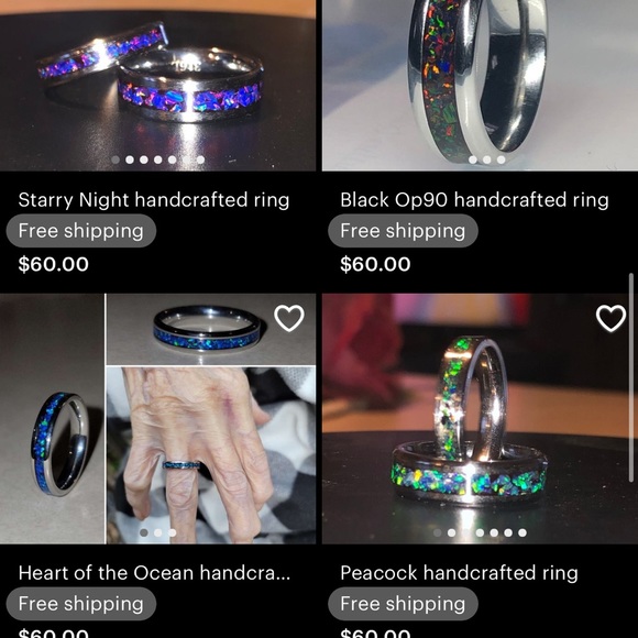 handcrafted rings - Picture 3 of 5